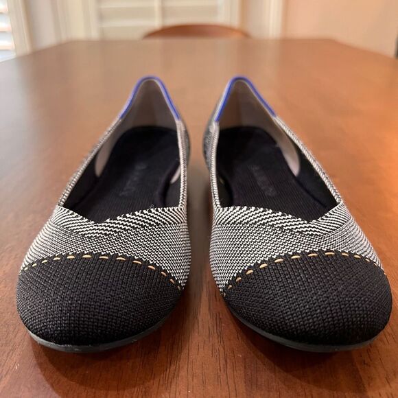 Rothy’s The Loafer Gray Mist Cap Toe Knit Flats Women’s Shoes Size 6 Eco Comfort - Picture 3 of 8